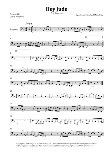 Hey Jude (arr. Daniel Nakamura)