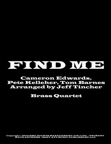 Find Me (arr. Jeff Tincher)