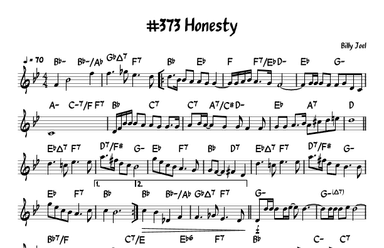 Honesty (arr. John Fries)