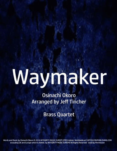 Way Maker (arr. Jeff Tincher)