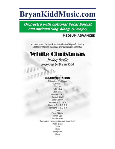 White Christmas (arr. Bryan Kidd)
