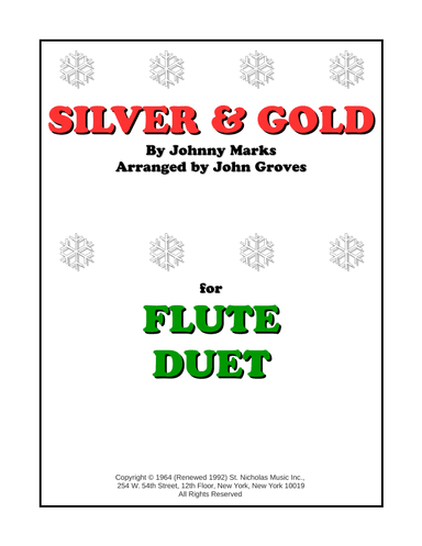 Silver And Gold (arr. John Groves)