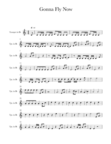 Gonna Fly Now (arr. S McLoughlin)