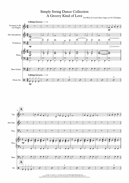 A Groovy Kind Of Love (arr. Kevin P Holdgate)