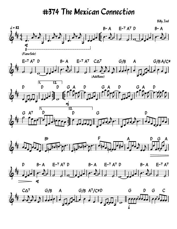 (the) Mexican Connection (arr. John Fries)
