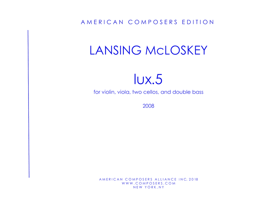 [McLoskey] lux.5