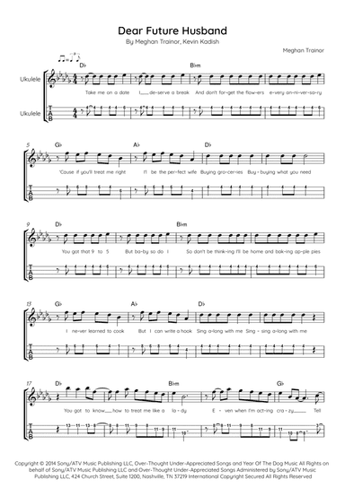 Dear Future Husband (arr. Ed.CAL)