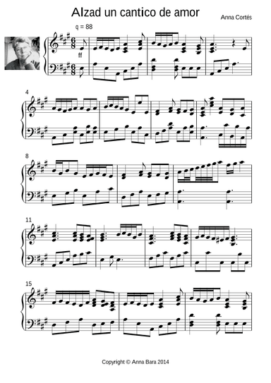 Alzad un cántico de amor (arr. Anna Cortés)