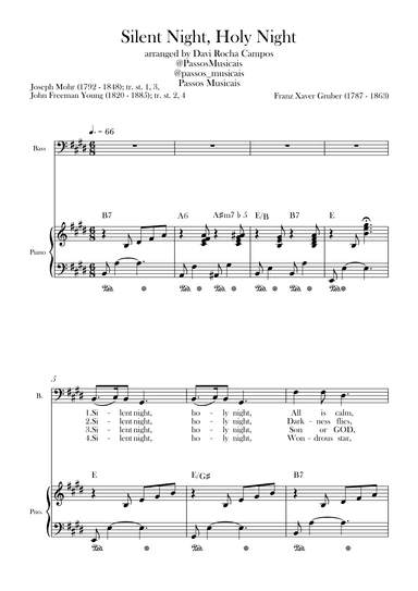 Silent Night, Holy Night (arr. Davi Rocha Campos)