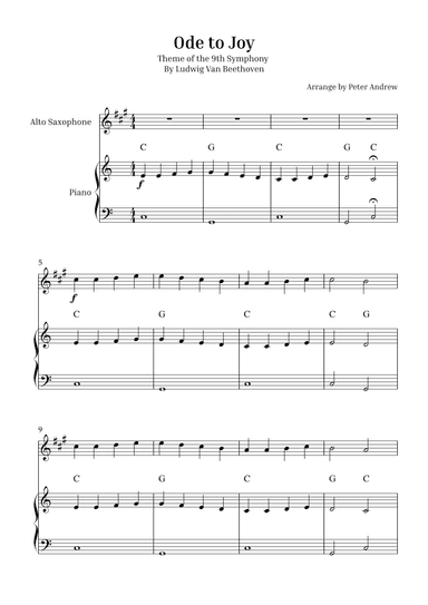 Ode to Joy (arr. Peter Andrew)
