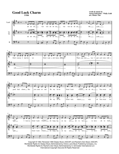Good Luck Charm (arr. Mister Tim)