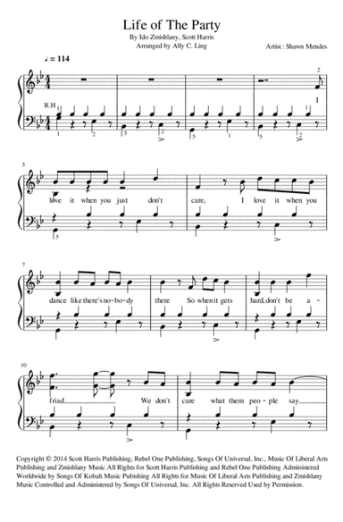 Life Of The Party (arr. Ally C. Ling)