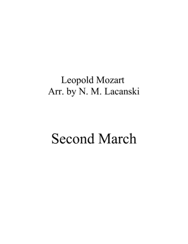 Second March (arr. Nick Lacanski)