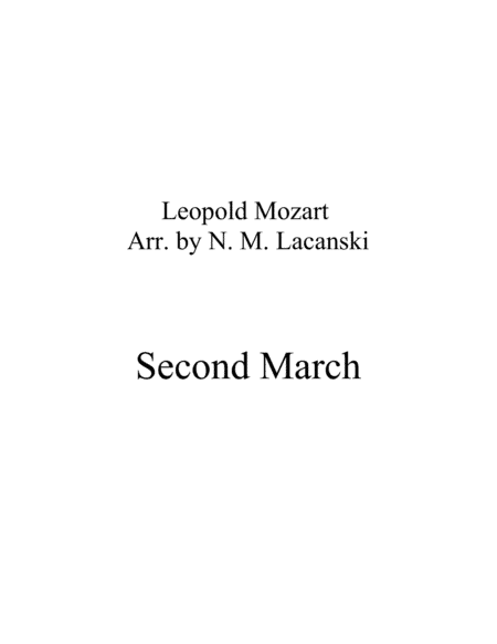 Second March (arr. Nick Lacanski)