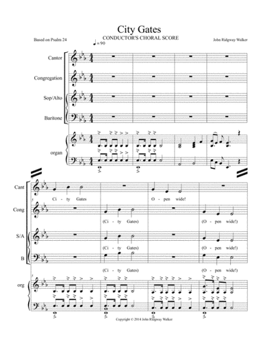 City Gates 02 Choral Conductor's Score