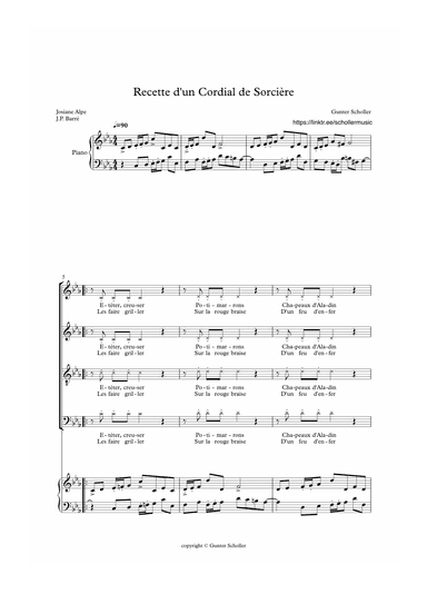 Recette d'un cordial de sorcière