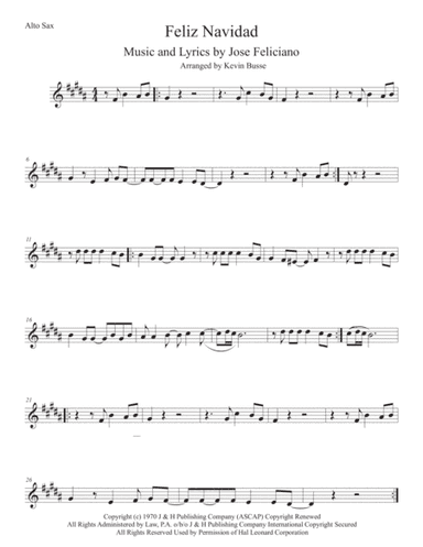 Feliz Navidad (arr. Kevin Busse)
