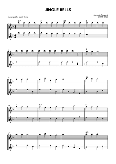Jingle Bells - Flute Duet (arr. Valdir Maia)