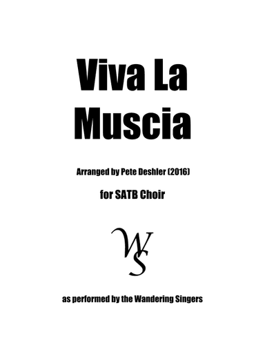 Viva la Musica (arr. Pete Deshler)