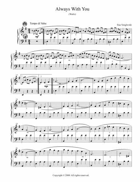 Always with You (Solo Accordion)