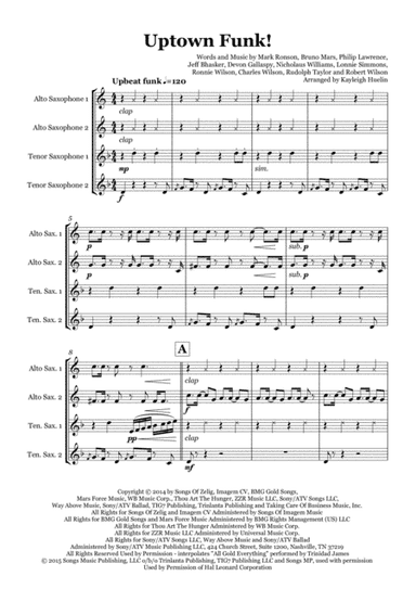 Uptown Funk (arr. Kayleigh Huelin)