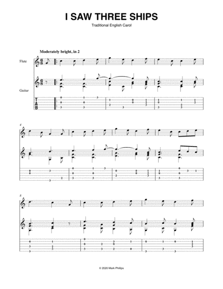 I Saw Three Ships (arr. Mark Phillips)