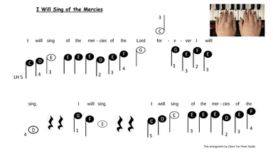 I Will Sing of the Mercies (arr. Claire Tan)