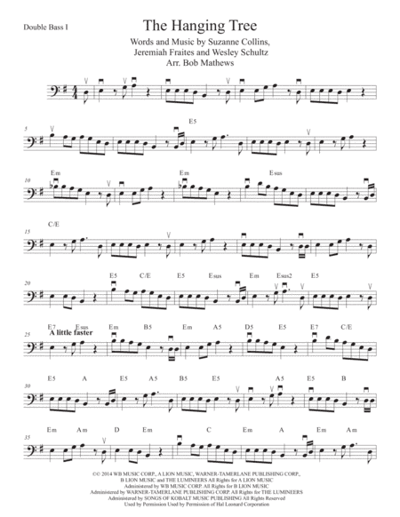 The Hanging Tree (arr. Bob Mathews)