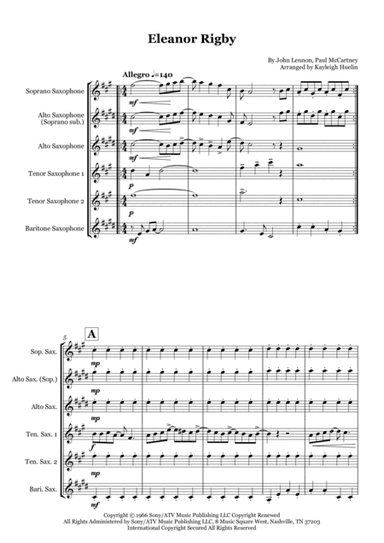 Eleanor Rigby (arr. Kayleigh Huelin)