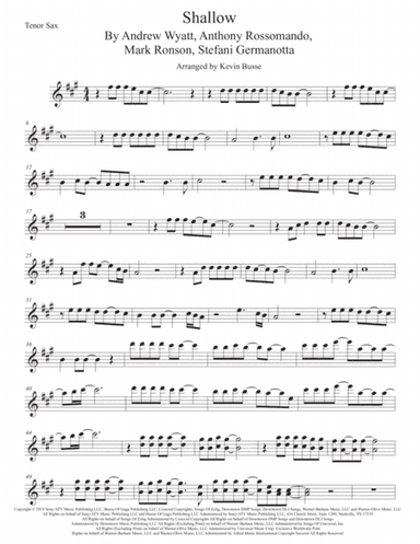 Shallow (arr. Kevin Busse)