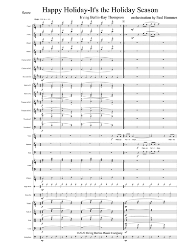 Happy Holiday / The Holiday Season (arr. Paul Hemmer)