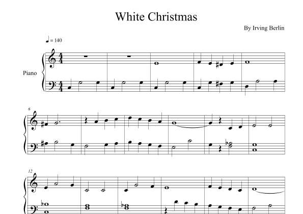White Christmas (arr. Leo Silva)