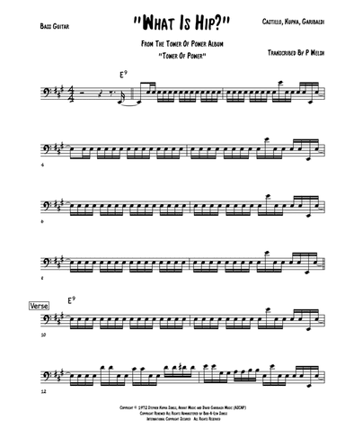 What Is Hip? (arr. P Welsh)