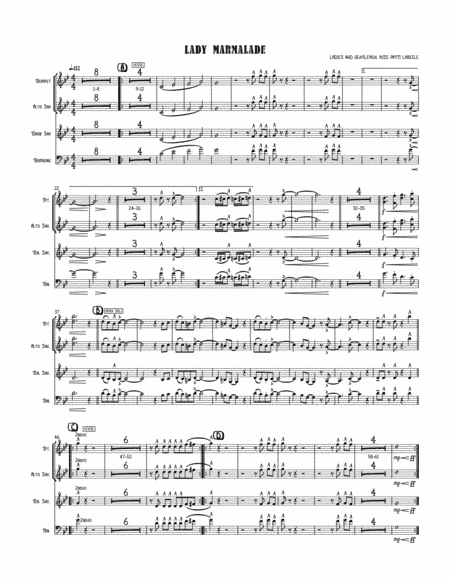 Lady Marmalade (arr. Jesse Audelo)