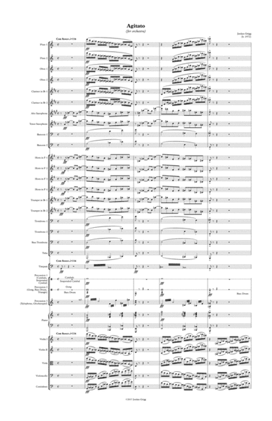 Agitato (for orchestra)