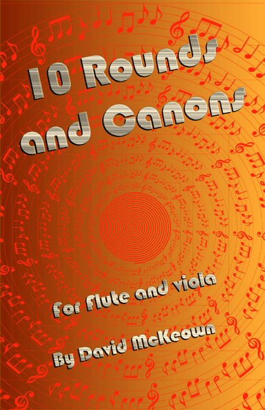 10 Rounds and Canons for Flute and Viola Duet