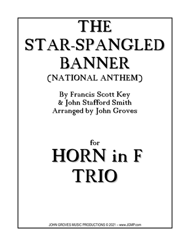 The Star-Spangled Banner (National Anthem) - French Horn Trio (arr. John Groves)