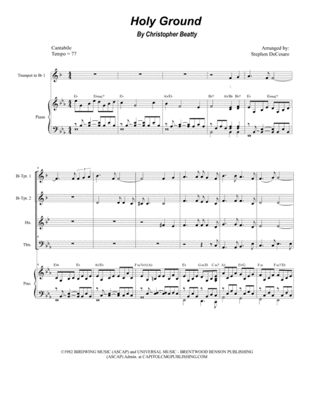 Holy Ground (arr. Stephen DeCesare)