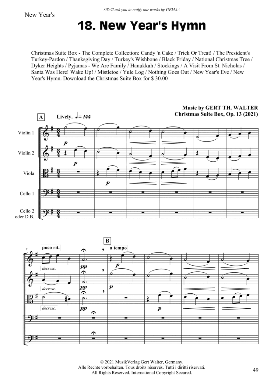 New Year's Hymn