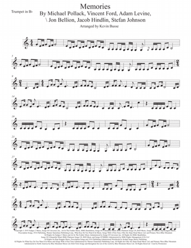Memories (arr. Kevin Busse)