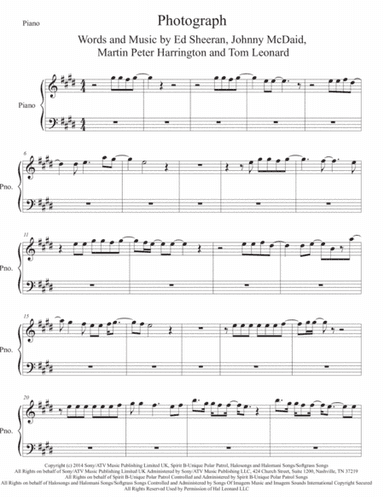 Photograph (arr. Kevin Busse)