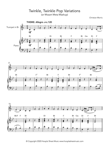 Twinkle, Twinkle Pop Variations (Twinkle, Twinkle Little Star) (arr. Hoopla Sheet Music)