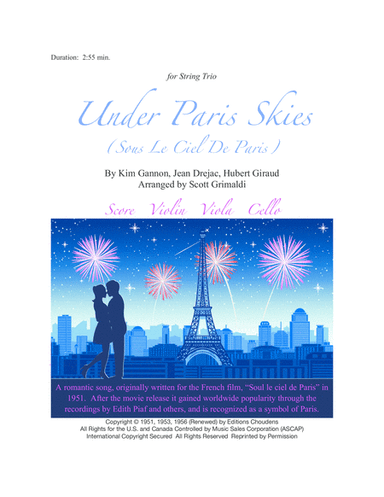 Under Paris Skies (arr. Scott Grimaldi)