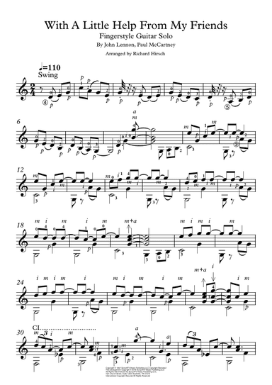 With A Little Help From My Friends (arr. Richard Hirsch)
