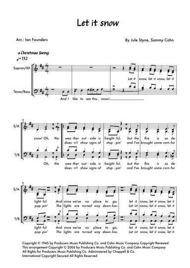 Let It Snow! Let It Snow! Let It Snow! (arr. Ian Founders)
