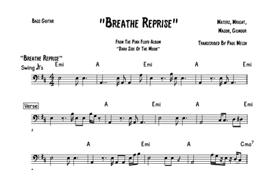 Breathe (reprise) (arr. P Welsh)