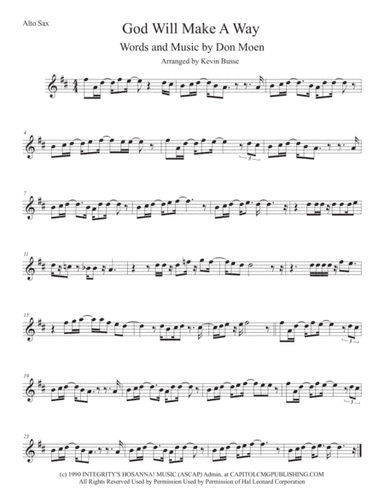 God Will Make A Way (arr. Kevin Busse)