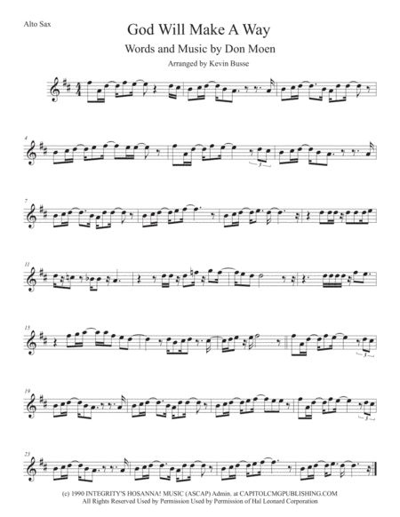 God Will Make A Way (arr. Kevin Busse)