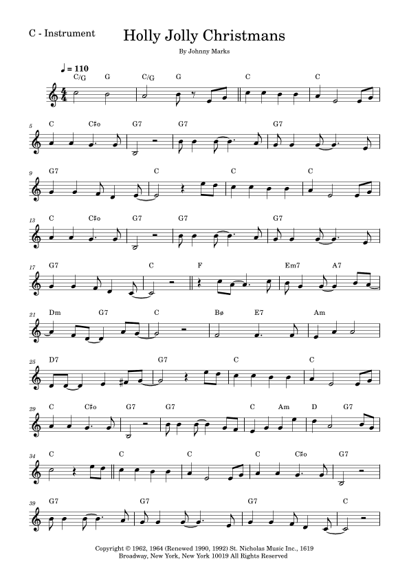 A Holly Jolly Christmas (arr. Fabio Eduardo de Oliveira)
