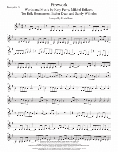 Firework (arr. Kevin Busse)